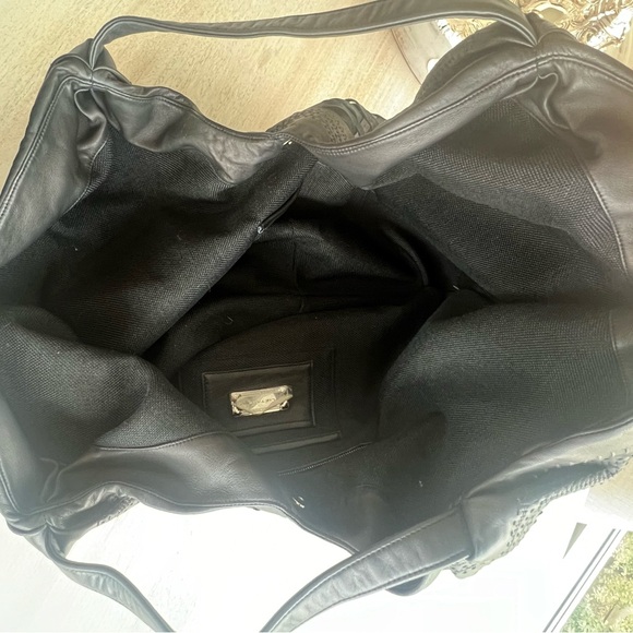 Elie Tahari 100% Leather Hobo Bag in Black NWOT - Picture 10 of 17